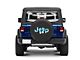 Jeep Aloha Sandals Spare Tire Cover; Black (66-18 Jeep CJ5, CJ7, Wrangler YJ, TJ & JK)