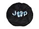 Jeep Aloha Sandals Spare Tire Cover; Black (66-18 Jeep CJ5, CJ7, Wrangler YJ, TJ & JK)