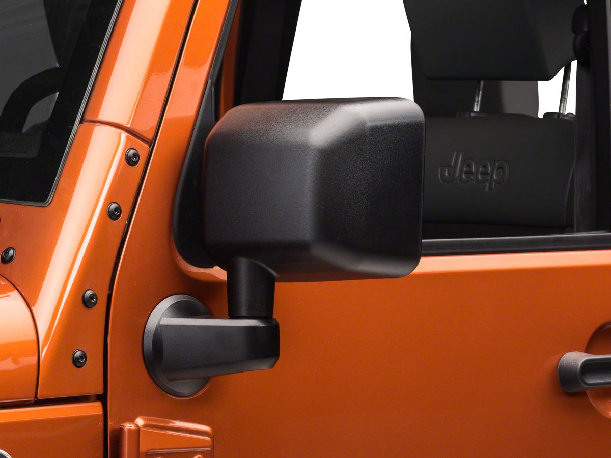 Jeep Wrangler Replacement Mirror; Driver Side (07-18 Jeep Wrangler JK)