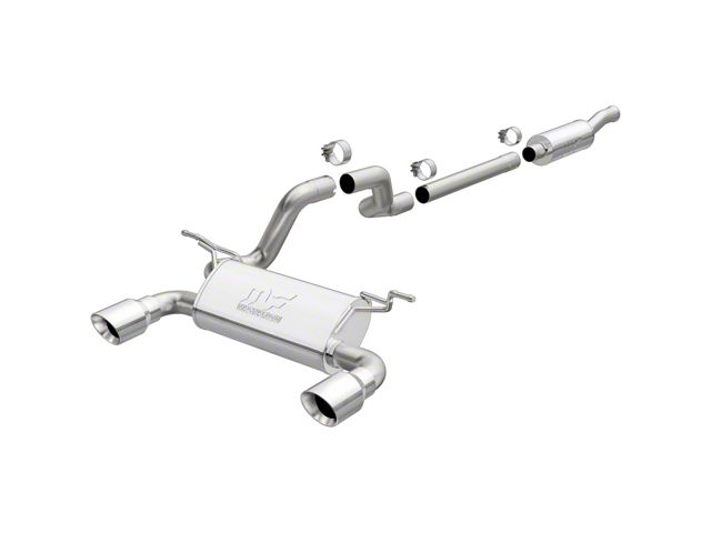 Magnaflow Street Series Cat-Back Exhaust System with Polished Tips (18-24 2.0L Jeep Wrangler JL)