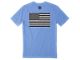 Life is Good Men's Pattern Flag T-Shirt; Carolina Blue