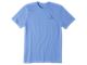 Life is Good Men's Pattern Flag T-Shirt; Carolina Blue
