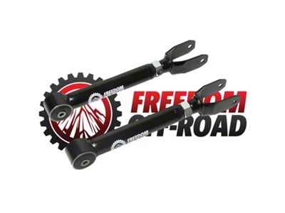 Freedom Offroad Adjustable Front Upper Control Arms 0 to 8-Inch Lift (97-06 Jeep Wrangler TJ)
