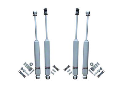Freedom Offroad Extended Nitro Front and Rear Shocks for 2 to 4-Inch Lift (07-18 Jeep Wrangler JK)