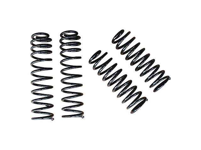 Freedom Offroad 2.50-Inch Front and Rear Lift Springs (07-18 Jeep Wrangler JK 4-Door)