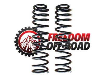 Freedom Offroad 2.50-Inch Front Lift Springs (07-18 Jeep Wrangler JK 4-Door)