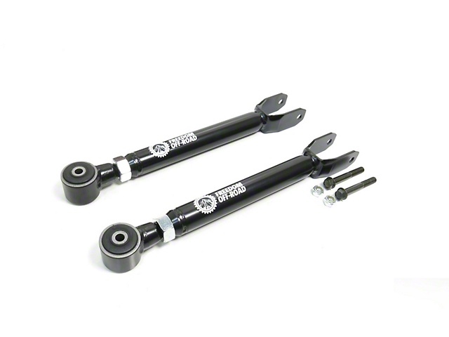 Freedom Offroad Adjustable Front Upper Control Arms for 0 to 6.50-Inch Lift (07-18 Jeep Wrangler JK)
