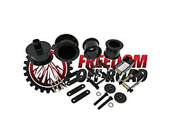 Freedom Offroad 3-Inch Coil Spring Spacers with Shock Extenders (07-18 Jeep Wrangler JK)
