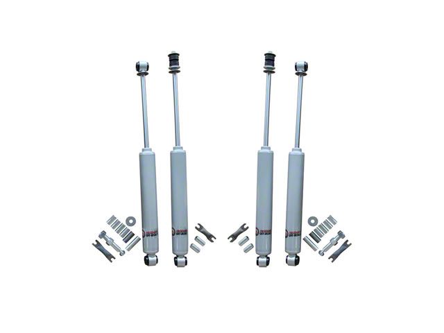 Freedom Offroad Extended Nitro Front and Rear Shocks for 4 to 6-Inch Lift (97-06 Jeep Wrangler TJ)