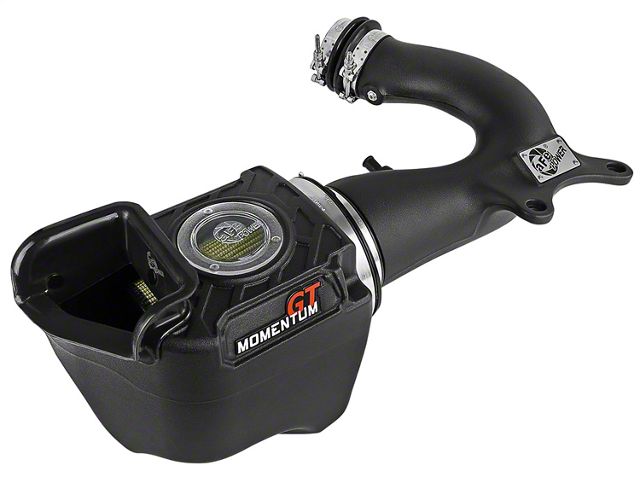 AFE Momentum GT Cold Air Intake with Pro-GUARD 7 Oiled Filter; Black (12-18 3.6L Jeep Wrangler JK w/ Sprintex Supercharger)