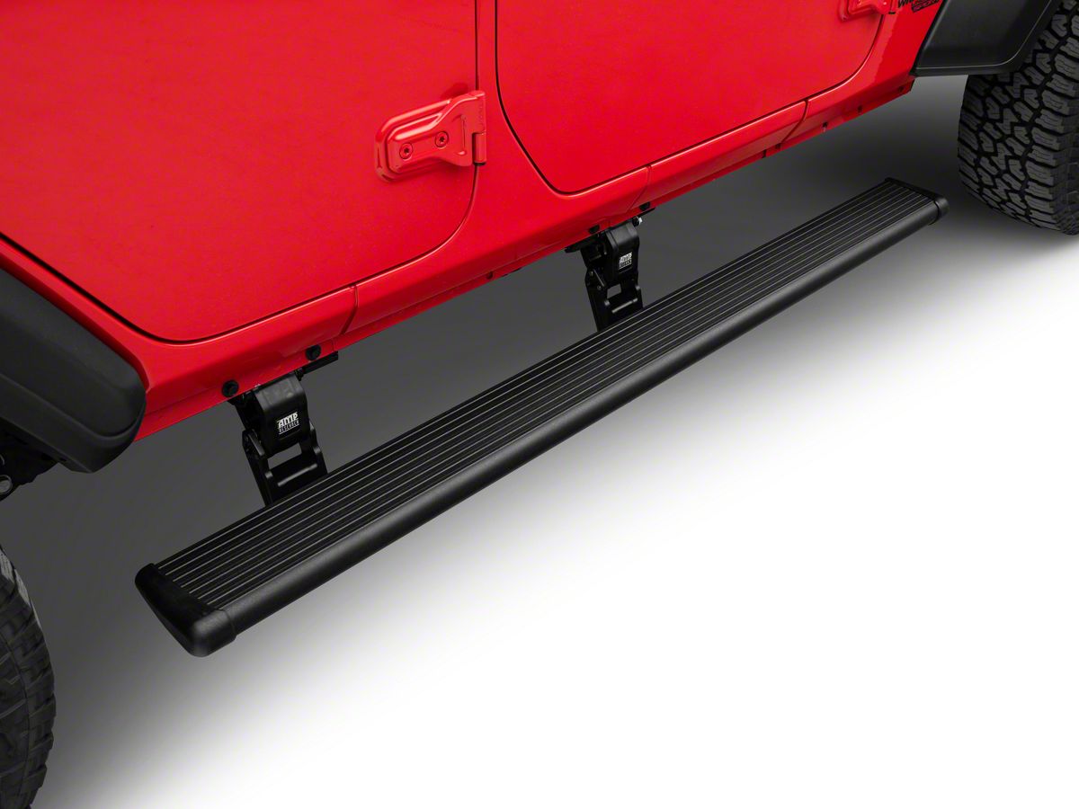 Amp Research Jeep Wrangler PowerStep Running Boards 75132-01A (18-23 Jeep  Wrangler JL 4-Door) - Free Shipping