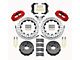 Wilwood Superlite 4R Rear Big Brake Kit with 12.88-Inch Drilled and Slotted Rotors; Red Calipers (07-18 Jeep Wrangler JK)