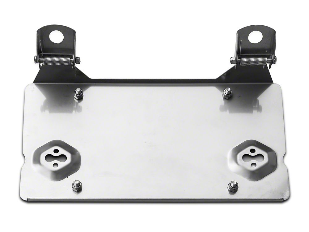 Winch Roller Fairlead License Plate Mounting Bracket | 4 Wheel Parts