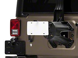 License Plate Bracket with LED Brake Light (07-18 Jeep Wrangler JK)