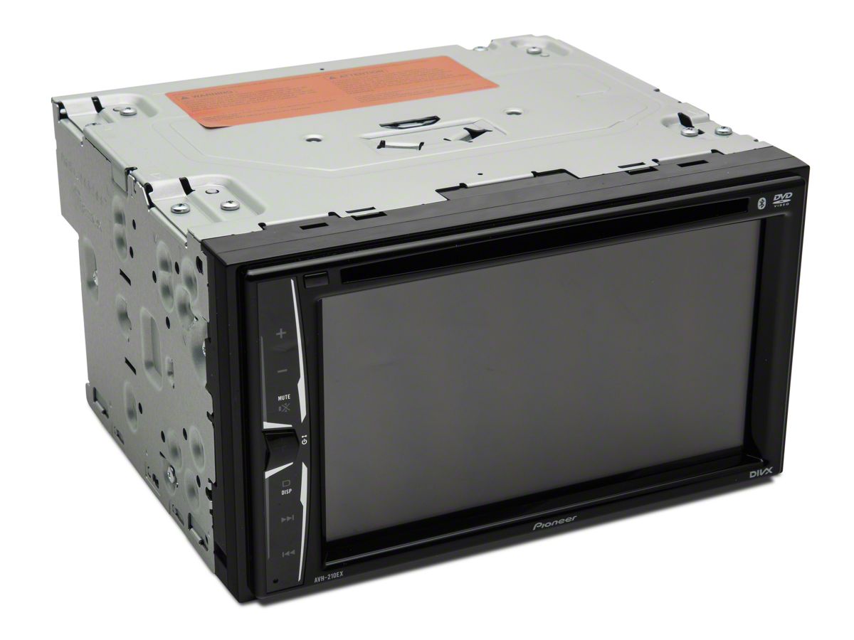 Pioneer Jeep Wrangler Double Din Bluetooth Multimedia Receiver w/  Integrated Radio Replacement Kit EU06 (07-18 Jeep Wrangler JK)