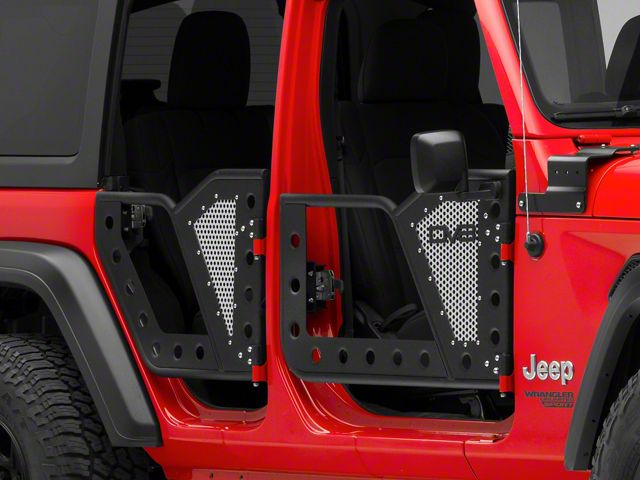 DV8 Offroad Rock Doors; Front and Rear (18-22 Jeep Wrangler JL 4-Door)