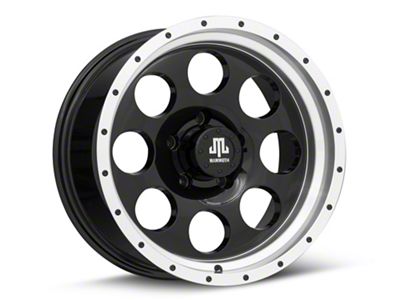 Mammoth 8 Aluminum Simulated Beadlock Wheel; 17x9 (07-18 Jeep Wrangler JK)