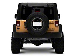 RedRock Spare Tire License Plate Mount Kit with Light (87-24 Wrangler TJ, TJ, JK & JL)