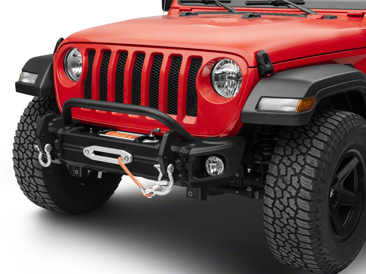 Rugged Ridge Jeep Wrangler Arcus Front Bumper with Over-Rider Hoop   (18-23 Jeep Wrangler JL) - Free Shipping