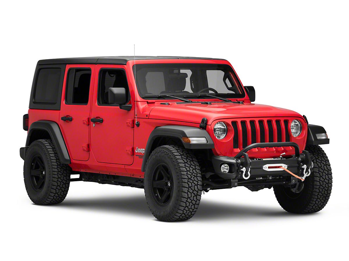 Rugged Ridge Arcus Front Bumper with Over-Rider Hoop (18-24 Jeep Wrangler  JL)