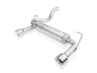 Stainless Works Dual Outlet Axle-Back Exhaust with Polished Tips (18-23 3.6L Jeep Wrangler JL)