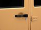 RedRock Aluminum Door and Tailgate Handle Set; Black (07-18 Jeep Wrangler JK 4-Door)