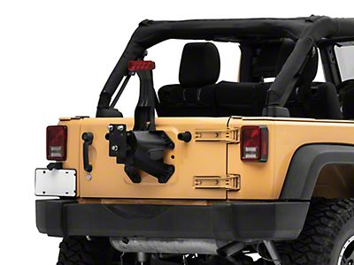 Extreme Max 5001.5797 Spare Tire Relocation Bracket for 2007-2018 Jeep Wrangler JK Models
