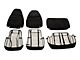 TruShield Neoprene Front and Rear Seat Covers; Black (91-95 Jeep Wrangler YJ)