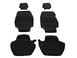 TruShield Neoprene Front and Rear Seat Covers; Black (08-10 Jeep Wrangler JK 4-Door)