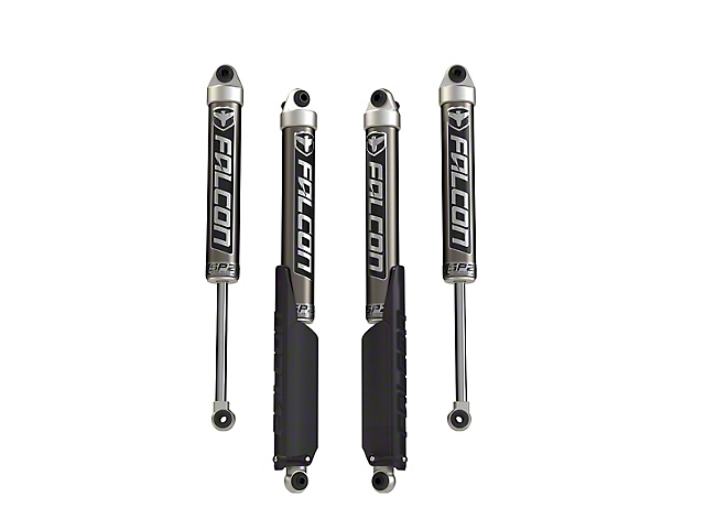 Falcon Shocks SP2 2.1 Monotube Front and Rear Shocks for 0 to 1.50-Inch Lift (18-23 2.0L or 3.6L Jeep Wrangler JL 4-Door)