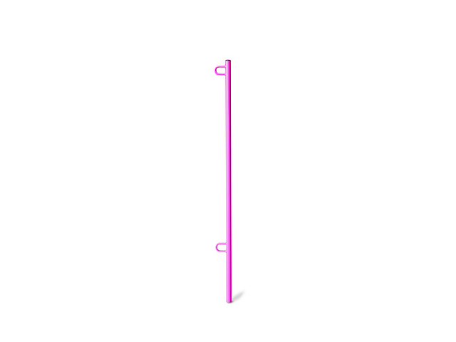 Steinjager 3.80-Foot Flag Pole Kit; Hot Pink (Universal; Some Adaptation May Be Required)
