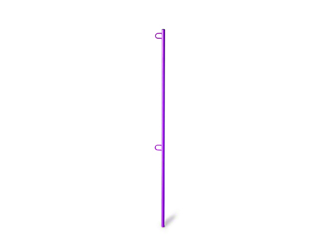 Steinjager 5-Foot Flag Pole Kit; Sinbad Purple (Universal; Some Adaptation May Be Required)