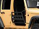 Fishbone Offroad Front Tube Doors; Textured Black (07-18 Jeep Wrangler JK)