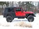 Fishbone Offroad Steel Front and Rear Tube Fenders; Textured Black (97-06 Jeep Wrangler TJ)