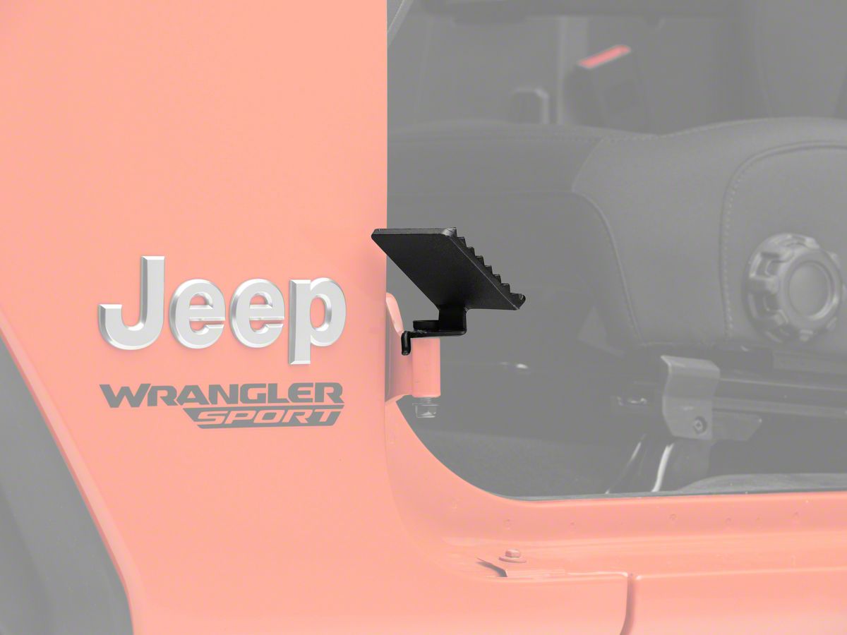 Fishbone Offroad Jeep Wrangler Foot Pegs; Gloss Black FB21082 (18-23 Jeep  Wrangler JL) - Free Shipping