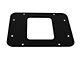 BackSide License Plate Mount; Textured Black (07-09 Jeep Wrangler JK)