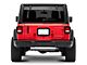 BackSide License Plate Mount; Textured Black (18-24 Jeep Wrangler JL)