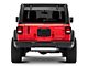 BackSide License Plate Mount; Textured Black (18-24 Jeep Wrangler JL)