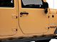 Body Door Hinge Set; Textured Black (07-18 Jeep Wrangler JK 4-Door)