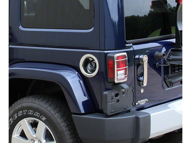 Gas Filler Neck; Polished (07-18 Jeep Wrangler JK 4-Door)