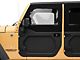 Bestop Front and Rear Core Doors; Black Twill (07-18 Jeep Wrangler JK 4-Door)