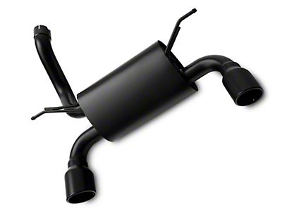 RedRock Jeep Wrangler Axle-Back Exhaust with Black Tips J133189-JL (18-23   Jeep Wrangler JL) - Free Shipping