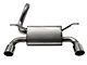 RedRock Axle-Back Exhaust with Polished Tips (18-24 3.6L Jeep Wrangler JL)