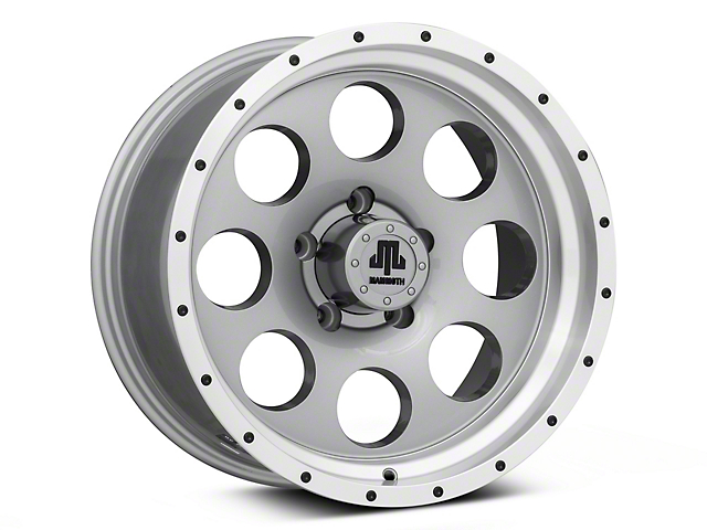 Mammoth 8 Aluminum Simulated Beadlock Anthracite Wheel; 17x9 (99-04 Jeep Grand Cherokee WJ)