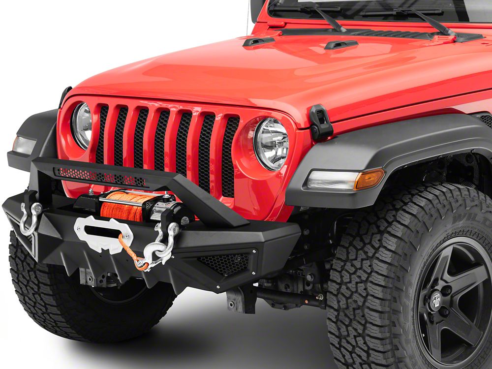 Barricade X-Series Front Bumper; Black Inserts (18-23 Jeep Wrangler JL) –  Barricade Offroad