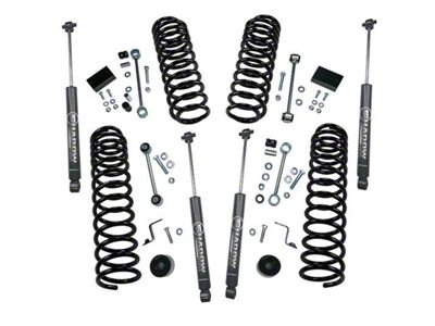 SuperLift 2.50-Inch Dual Rate Coil Spring Suspension Lift Kit with Shadow Series Shocks (18-24 Jeep Wrangler JL 4-Door)