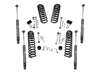 SuperLift 2.50-Inch Dual Rate Coil Spring Suspension Lift Kit with Shadow Series Shocks (18-24 Jeep Wrangler JL 2-Door)