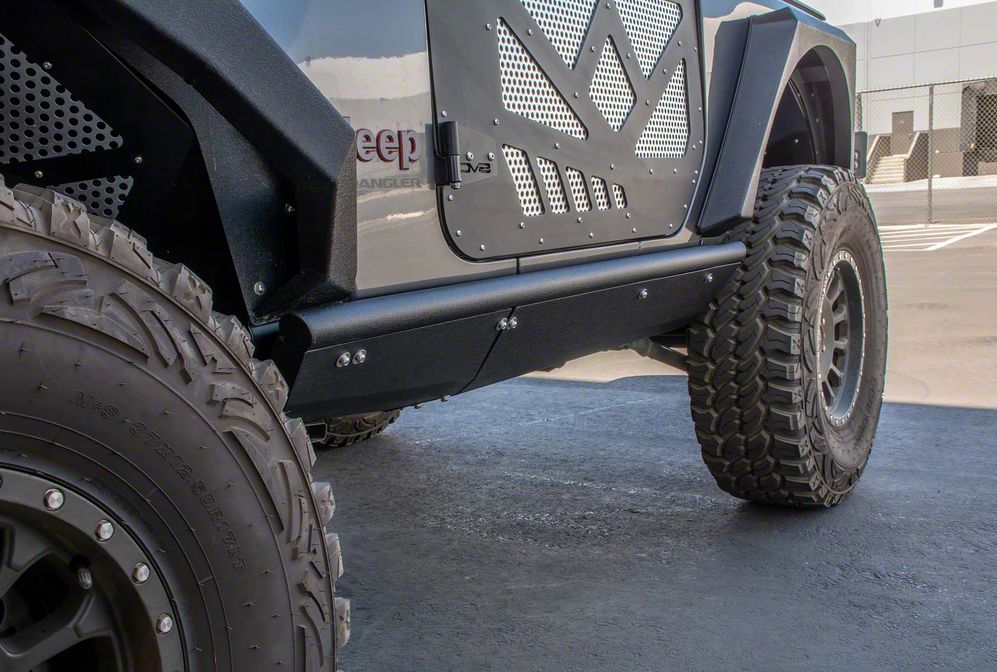 wrangler jeep jl door boatside dv8 sliders rock offroad