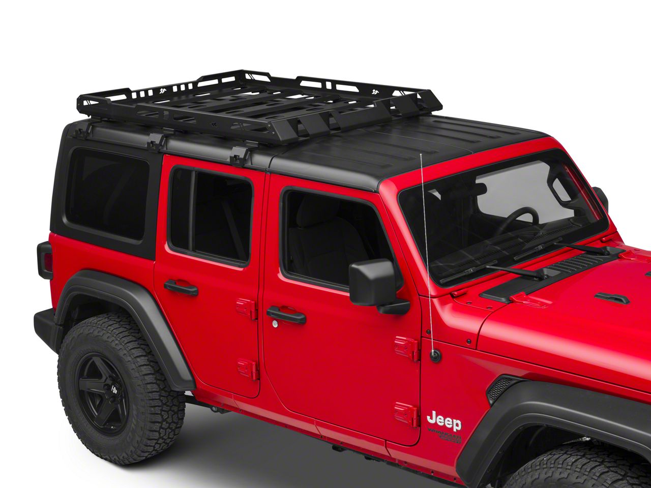 Jeep wrangler best sale rack for hardtop