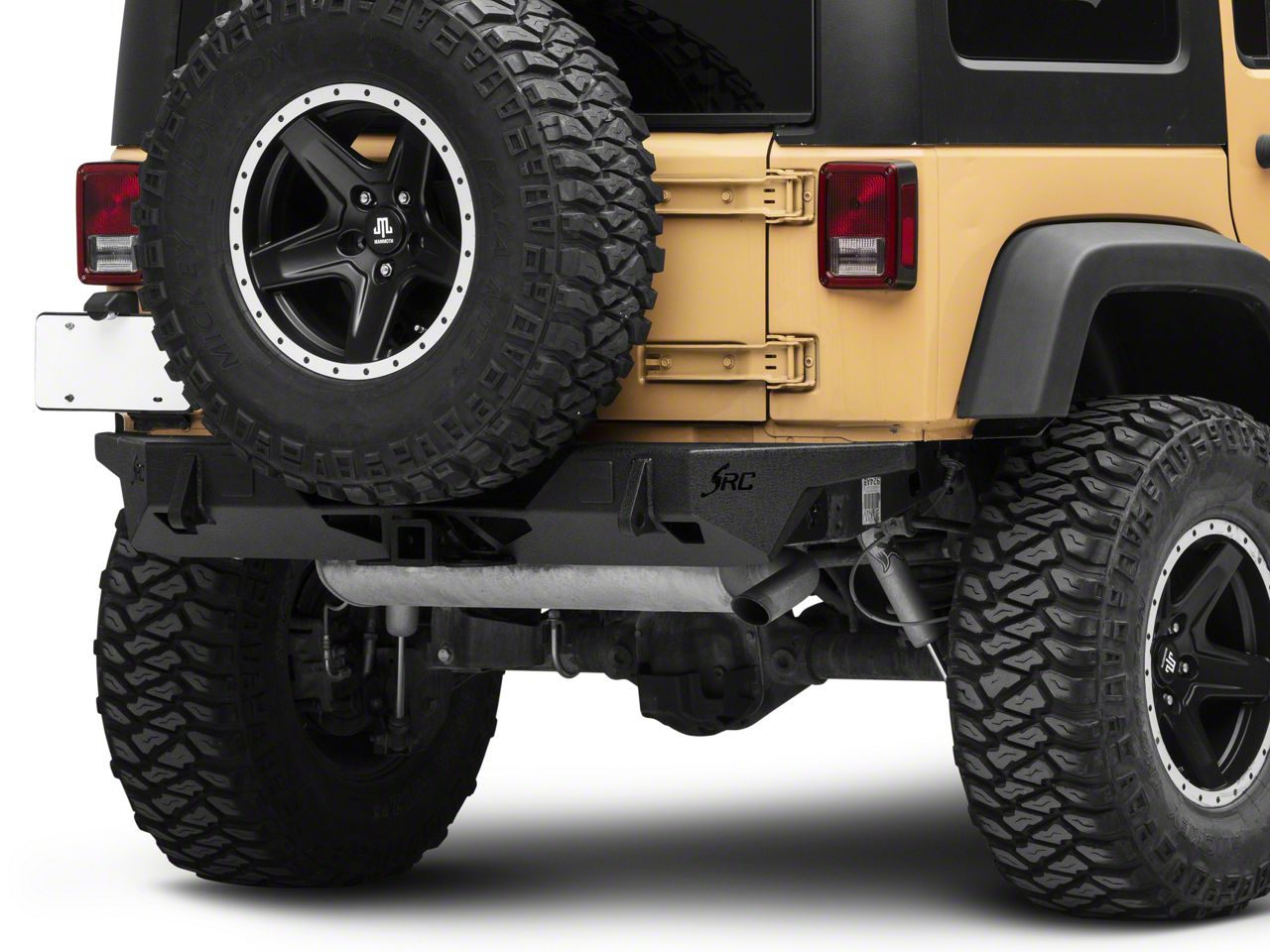 Smittybilt Jeep Wrangler SRC Carbine Rear Bumper 76745 (07-18 Jeep ...